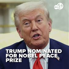 Georgia GOP Rep. Buddy Carter announced Thursday that he would be  introducing legislation to nominate President Donald Trump for the Nobel  Peace Prize. Read more: https://bit.ly/4754pcx