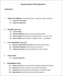 Business Report Format Report Writing Format Report Writing Report Writing Template