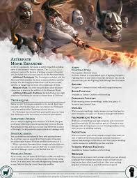 Monk - Way Of The Outcast | Gm Binder