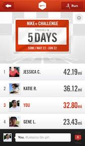 Nike Running Iphone App Gets Challenges To Race For Medals Iphone Apps Nike App Nike