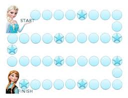 frozen behavior sticker chart pdf printable