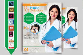 Pin By Cindy Thomas On Flyer Template Doctor Medical Flyer Leaflet Design Template