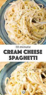 10 Minute Cream Cheese Pasta Recipe Pasta Side Dishes Recipes Italian Recipes