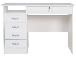 Ce bureau droit 1 porte et 1 tiroir offre des lignes classiques et un revêtement blanc brillant qui se fond facilement dans un intérieur de style contemporain. Meuble De Bureau Pas Cher Promo Et Soldes La Deco