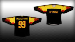 Verkaufe hier ein eishockey trikot von den berlin capitals welches so sehr selten noch zu bekommen. Deutschland Eishockey Fan Trikot Schwarz Gold Hps Sport Shop Der Mega Pro Shop