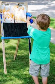 See if there's a similar online course , where you can learn the art ideas of pottery or you can just order some clay and get sculpting with the help of youtube. Thrill Your Kids With Colorful Squirt Gun Painting