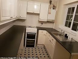 See more ideas about kitchen inspirations, kitchen design, kitchen remodel. Savvy Woman Reveals She Transformed Her Outdated Kitchen For Just Fifty Pounds Daily Mail Online