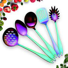 31,486 matches including pictures of cuisine, background. Buy Homquen Stainless Steel Kitchen Utensil Set 5 Cooking Utensils Rainbow Color Nonstick Kitchen Utensils Set Colorful Titanium Plated Set Kitchen Tools Gadgets Online In Turkey B07g78s7td