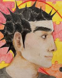 Art Department at Hoboken HS Color Theory Paintings Students created  paintings that explored color relationships, contrast, and harmony while  practicing blending and composition. Grey Scale Portraits Students used  value to show light,