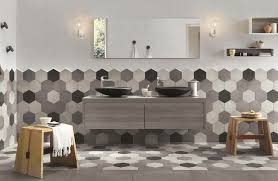 Poser disponibles au format standard ou sur mesure. Salle De Bains Carreler Les Murs A Mi Hauteur Styles De Bain