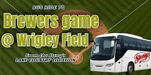 Steny's Lake Country Bus to Brewers vs Cubs