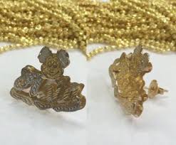 When she's ready for a stunning look, she'll find beautiful 14k gold earrings, hoop 14k gold earrings, teardrop 14k gold earrings and rose gold 14k gold earrings at macy's! Personalized 14k Gold Overlay 3d Name Stud Earrings Double Plated Mickey Mouse Nikfine