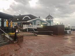 stormy sky over chart house restaurant old town alexandria