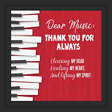 Wayfair.de has been visited by 100k+ users in the past month Music Themed Decor Unique 7x7 Music Wall Art For Bedroom Or Music Studio Decor Framed Wall Decor Gifts For Piano Or Keyboard Player Music Art For Musician Wantitall