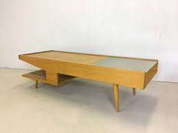 This price includes getting this piece (or entire set, if applicable) in what we call restored vintage condition. Brown Saltman Coffee Table By John Keal Retrocraft Design Collection Tables