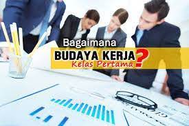 Budaya kerja, merupakan sekumpulan pola perilaku yang melekat secara keseluruhan pada diri setiap individu dalam sebuah organisasi. Facebook
