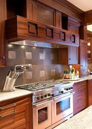Sapele Mahogany Transitional Kitchen The 48 Pro Range And Pot Filler Are A Chef S Delight Designed By Transitional Kitchen Kitchen And Bath Design Kitchen