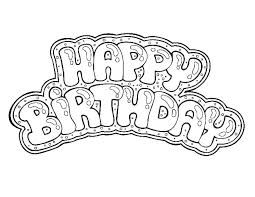 Happy birthday coloring pages for kids to color in and celebrate all things birthday, from cakes to balloons to fun party scenes! Happy Birthday Coloring Card New Collection 2020 Free Printable