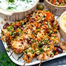 How To Make Grilled Greek Chicken Souvlaki Recipe In 2020 Chicken Souvlaki Greek Chicken Souvlaki Souvlaki Recipe