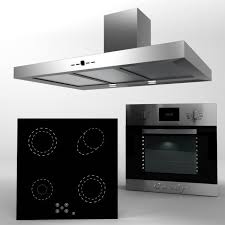 Ceramic Hob Oven Extractor Hood 3d Model Cookware Tools Max C4d Obj 3ds Fbx Lwo Stl Extractor Hood Ceramic Hobs Hobs
