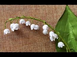 Lily of the valley pattern greeting card. Abc Tv How To Make Lily Of The Valley Flower With Shape Punch Craft Tutorial Youtube