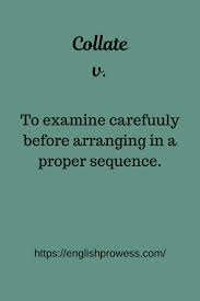 Collate In 2020 English Vocabulary Words Learning English Online English Online