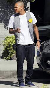Main logo goggle down jacket. Chris Brown Grey Vest T Shirt Jeans Breezy Chris Brown Chris Brown Style Chris Brown