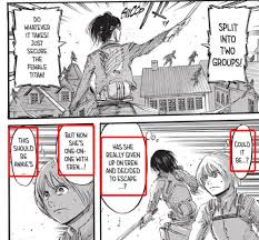 Eren Wake Up Differences Between The Anime And The Manga She wears the standard junior high uniform. eren wake up differences between
