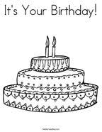 Fun and delicious cake coloring pages for your little one. Cake Coloring Pages Twisty Noodle