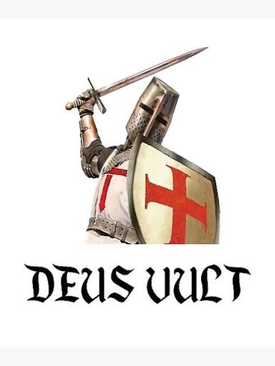 Deus Vult" Poster for Sale by Tootooot | Redbubble
