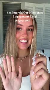 3ct Emerald Cut Moissanite Engagement Ring Review