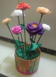 Cara membuat bunga tulip dari kertas krep yang unik kertas krep atau crepe sering digunakan untuk membuat berbagai. Membuat Mawar Dari Kertas Krep Diary Guru