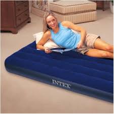 Intex 8 75 Classic Downy Inflatable Airbed Twin Mattress Price Free Shipping Buyerprotection Air Bed Camping Mattress Twin Air Mattress