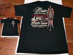 Mooneyes Moon Equipped Speed Shop T Shirt Hot Rod Men Medium Santa Fe Springs Ca Mooneyes Graphictee Cool T Shirts Mens Tops Shirts