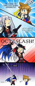 Pin By The Shameful Narcissist On Final Fantasy Vii Kingdom Hearts Funny Kingdom Hearts Kingdom Hearts Art