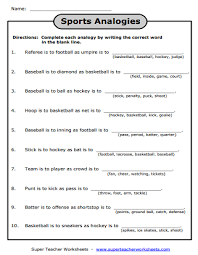 Analogies Worksheets An analogy is way of comparison: analogies worksheets