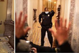 Harris at the inauguration on jan. Heroic Officer Eugene Goodman Used Himself As Bait To Lure Rioters Away From The Senate Upworthy