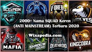 We did not find results for: 2000 Nama Squad Keren 2021 Anti Mainstream Terbaru