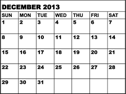 Printable whole year calendar, date box style for attendance, checkbook sized printable calendar, printable quarterly and fiscal calendars. Large January 2013 December Printable Calendar December 2013 Calendar Printable And Template Down Calendar Printables December 2013 Calendar Excel Calendar