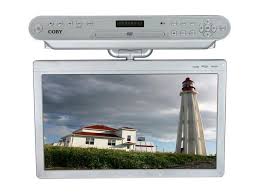 Time spent in the kitchen just got more enjoyable. Coby Ktfdvd1560 15 Silver Under The Cabinet Lcd Tv With Built In Dvd Player Newegg Com