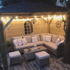 Abendgarten Pavillon Beleuchtung Kleiner Garten Wintergartenideen Winte Abendgarten Beleuchtung Garten In 2020 Gazebo Lighting Garden Gazebo Small Garden