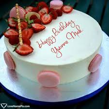 Dear Sister Happy Birthday Cake For Sister With Name Yvonne Mak Name Picture Strawberry Birthday Cake Pictures For Sister In 2020 Birthday Cake For Wife Birthday Cake Pictures Strawberry Birthday Cake