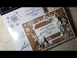 In this video i will show you jenlee #cardmaking creating 24 cards with 24 sheets of 6x6 paper using a beautiful floral paper pad. Card With Kraft Paper Karte Mit Kraftpapier Und Stampin Up Dauerwerbung Youtube Stampin Up Card Making Christmas Cards