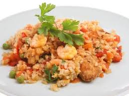 Riz Saute Aux Crevettes Et Poulet Recette Riz Saute Recette Riz Recettes De Cuisine