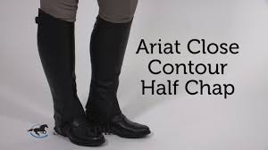 ariat close contour half chap review