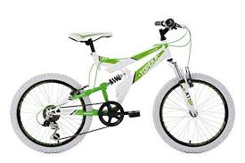 Ks Cycling Kids Full Suspension Mountain Bike 20 Topeka White Green Bike Shop London Full Suspension Mountain Bike Mountain Biking Bike Shop