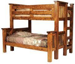 Bring clean lines and versatility to your child's bedroom with the campsite loft twin over full bunkbed. Barn Wood Twin Full Bunk Bed Rustic Bunk Beds Reclaimed Barnwood Bunkbed The Log Furniture Store