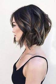 Wie föhne und style ich meinen longbob jenny könig. 20 Bob Haarschnitte Fur Dickes Haar Haar Balayage Gewelltes Kurzes Bob Black Haarschnitt Bob Bob Frisur Haarschnitt