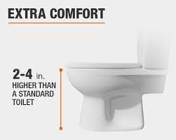 Glacier Bay 2 Piece 1 0 Gpf 1 28 Gpf High Efficiency Dual Flush Elongated Toilet In White N2430e The Home Depot In 2021 Glacier Bay One Piece Toilets Toilet