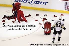 I M Not Sure What Is Better It S A Caps Hat Trick Or The Fact It S Against Crosby Pittsburgh Penguins Hockey Hockey Mom Caps Hockey
